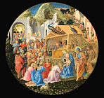 Fra Angelico and Fra Filippo Lippi The Adoration of The Magi