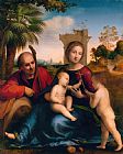 Fra Bartolomeo The Rest on The Flight Into Egypt with St. John The Baptist (ca. 1509)