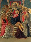 Fra Filippo Lippi Madonna and Child enthroned with Angels and Saints