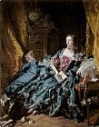 Francois Boucher Madame de Pompadour painting