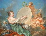 Francois Boucher Allegory Of Painting painting