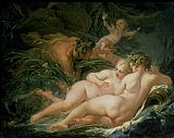 Francois Boucher Pan and Syrinx painting