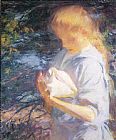 Frank Weston Benson Eleanor Holding a Shell