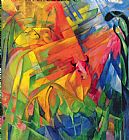 Franz Marc Animals in a Landscape
