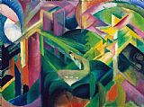 Franz Marc Deer in a Monastery Garden