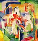 Franz Marc Elephant Horse and Cow