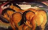 Franz Marc Little Yellow Horses
