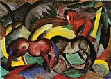 Franz Marc Three Horses