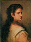 Anna Prints - Anna Schubart by Franz Von Lenbach