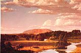 West Prints - Haying Near New Haven, West Rock by Frederic Edwin Church