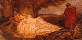 Frederic Leighton Colour Study for 'cymon And Iphigenia' painting