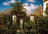 Frederic Leighton Garden of an Inn, Capri painting