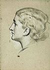 Frederic Leighton Study of a Woman's Head for The Painting 'a Noble Lady of Venice' painting
