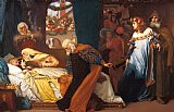 Frederic Leighton The Feigned Death of Juliet painting