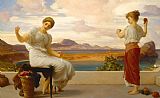 Frederic Leighton Winding The Skein painting