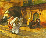 Frederick Arthur Bridgman In The Souk