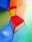 Frederick Luff Red Studio Chair