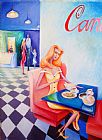 Cafe Prints - The Cafe Bakery by Frederick Luff