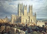 Frederick Mackenzie Lincoln Cathedral from the North West