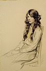 Frederick Pegram Portrait of a Young Girl