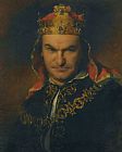 Shakespeare: Richard III Prints - Portrait of The Actor Bogumil Dawson As Richard III by Friedrich Von Amerling
