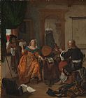 Gabriel Metsu A Musical Party painting