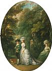 Gainsborough, Thomas Henry, Duke of Cumberland (1745 90) with The Duchess of Cumberland (1743 1808) And Lady Elizabeth Lu... painting