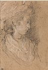 Gainsborough, Thomas Study of a Woman in a Mob Cap painting