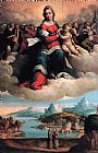Garofalo Madonna with The Child in Glory And Holy Ones
