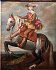 Infant Prints - Equestrian Painting of Infant Cardinal Don Fernando of Austria by Gaspar de Crayer