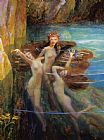 Gaston Bussiere Les Nereides