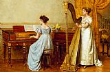Music Prints - The Music Room by George Goodwin Kilburne