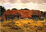 George Price Boyce Old Barn at Whitchurch, Oxon