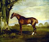George Stubbs A Chestnut Racehorse painting