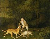 George Stubbs Freeman - The Earl of Clarendon's Gamekeeper painting