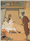 Master Bedroom Prints - Bedroom Scene by Georges Barbier