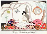 Midnight Prints - Midnight Or The Fashionable Apartment 1920 by Georges Barbier