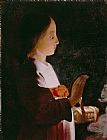 Mary Prints - Young Virgin Mary by Georges de la Tour