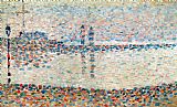 Georges Pierre Seurat Study For The Channel At Gravelines Evening painting