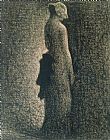 Georges Pierre Seurat The Black Bow painting