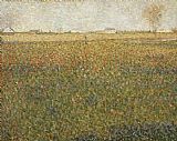 Georges Seurat La Luzerne, Saint Denis painting