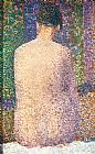Georges Seurat Model From The Back 1886 painting