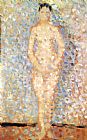 Georges Seurat Poseur Standing Front View Study for Les Poseuses 1887