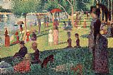 Georges Seurat Study On La Grande Jatte painting