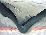 Georgia O'keeffe Black Place Grey And Pink