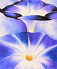 Georgia O'keeffe Blue Morning Glories