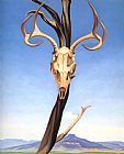 Georgia O'keeffe Deers Skull with Pedernal