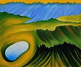 Georgia O'keeffe Mountains And Lake
