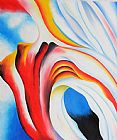 Georgia O'keeffe Music Pink And Blue II