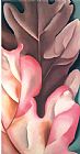 Georgia O'keeffe Oak Leaves Pink And Grey